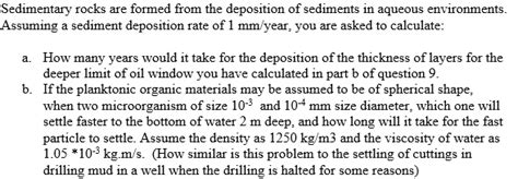 measuring time by sedimentary thickness|rate of sedimentation calculation.